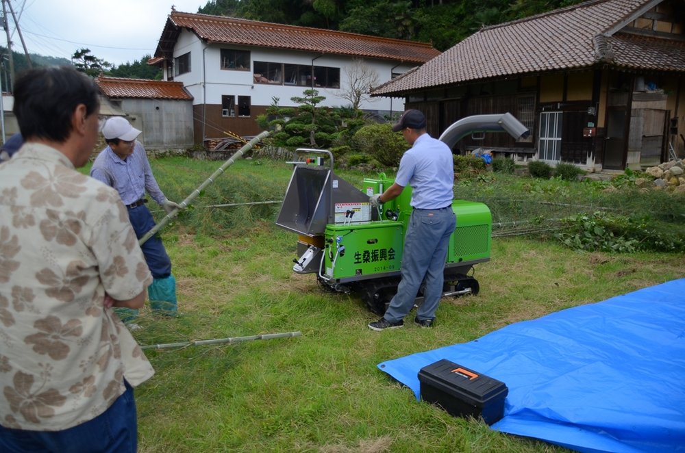 粉砕機操作研修会の様子